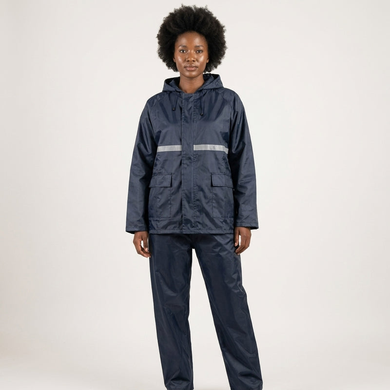 Industrial waterproof rain jacket and trousers