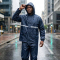 Industrial waterproof rain jacket and trousers