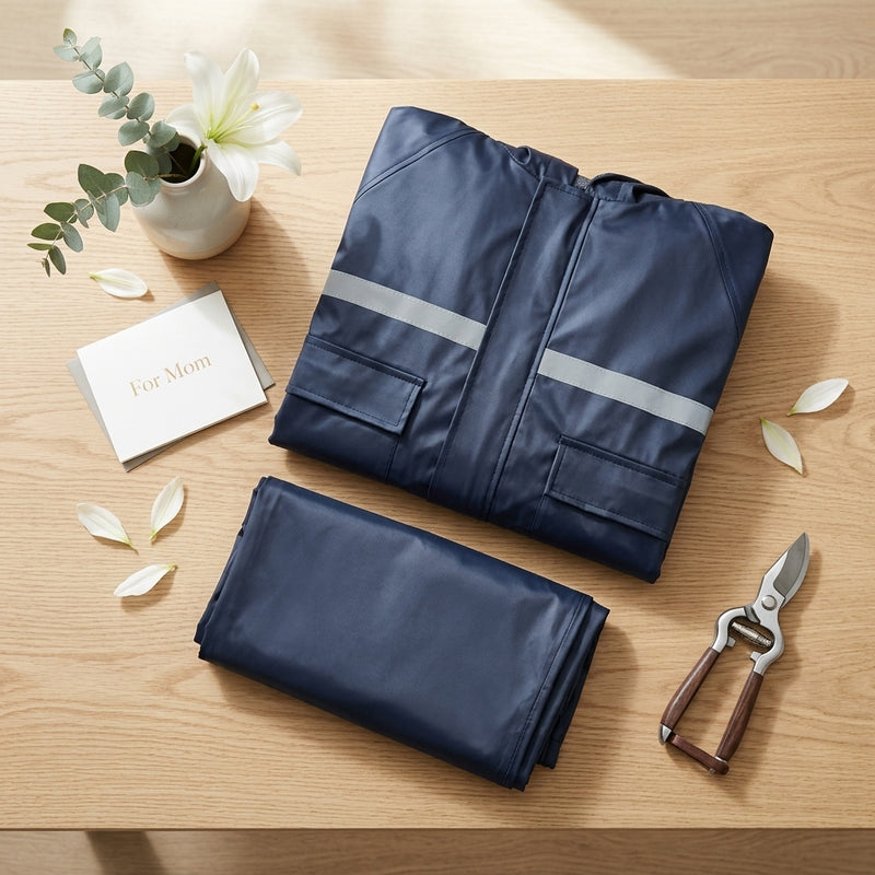 Industrial waterproof rain jacket and trousers